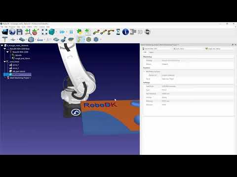 平面 - 加工策略 - RoboDK CAM