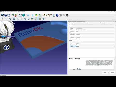 两曲面之间渐变 - 加工策略 - RoboDK CAM