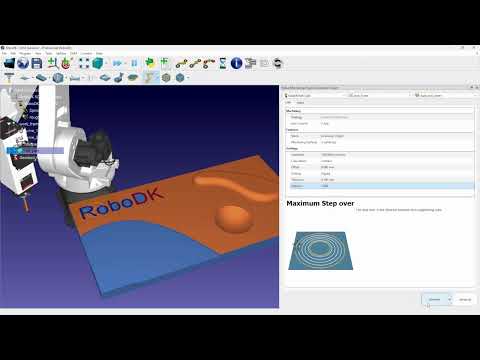 测地线 - 加工策略 - RoboDK CAM