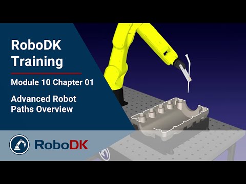 高级机器人路径概述 - 模块10 第1章 - RoboDK Pro培训