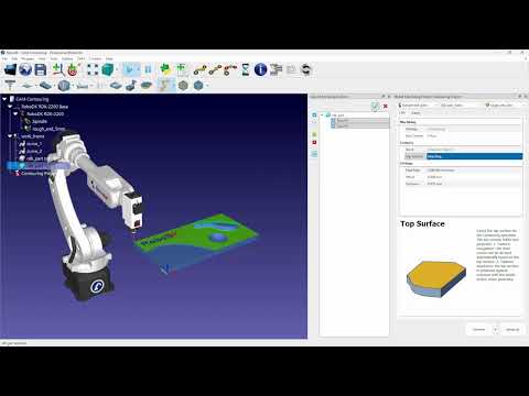 轮廓加工 - 加工策略 - RoboDK CAM