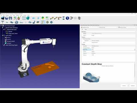 粗加工 - 加工策略 - RoboDK CAM