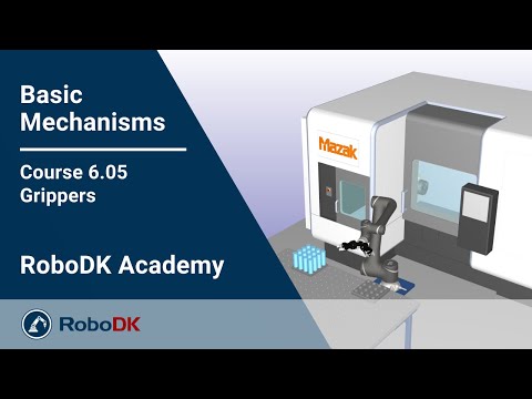 夹爪 - 课程 6.05 - RoboDK学院