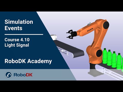 光信号 - 课程 4.10 - RoboDK 学院