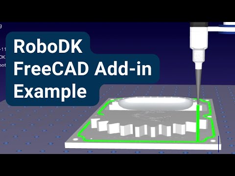 RoboDK FreeCAD 插件示例