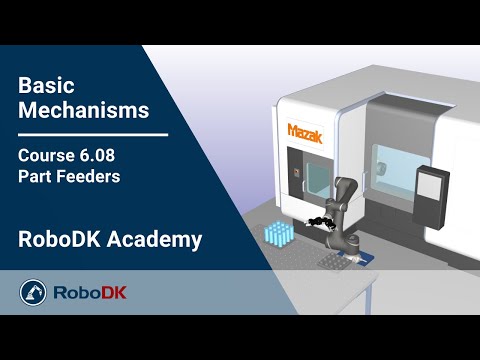零件供料器 - 课程 6.08 - RoboDK 学院