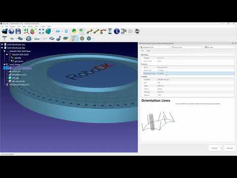 线框 - 加工策略 - RoboDK CAM